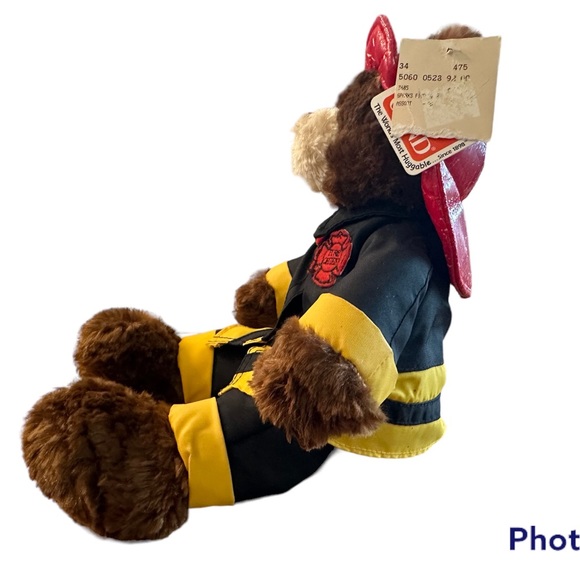 Fire Chief “Sparks” Gotta Getta Fund stuffed Bear| Has original tags - Picture 11 of 13